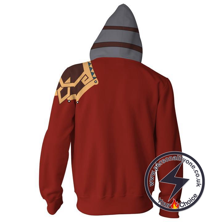 Final Fantasy X Hoodies - Auron Zip Up Hoodie Jacket